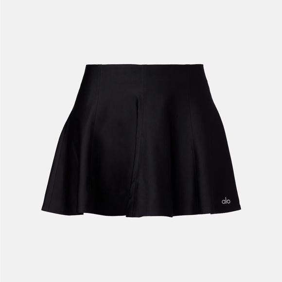 Alo Airlift Down The Line Tennis Skirt Black S - Picture 3 of 4